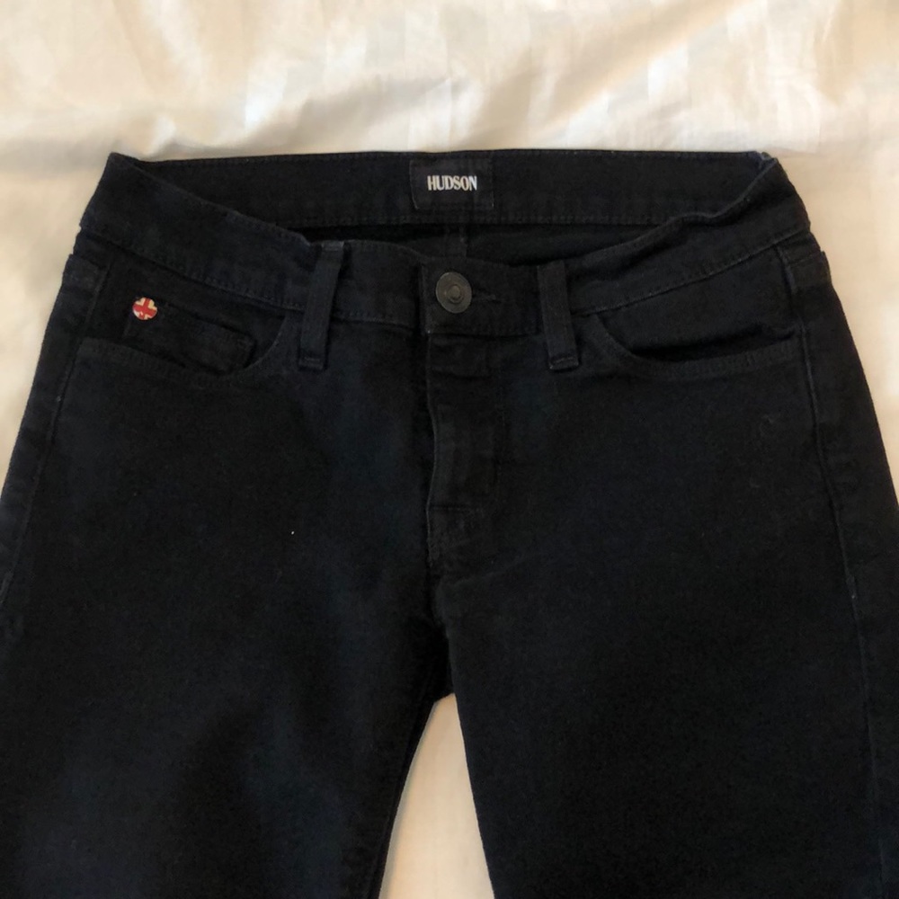 Hudson black skinny jeans